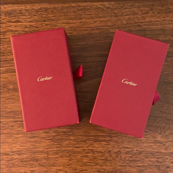 Cartier jewelry storage boxes with booklets - Picture 2 of 2